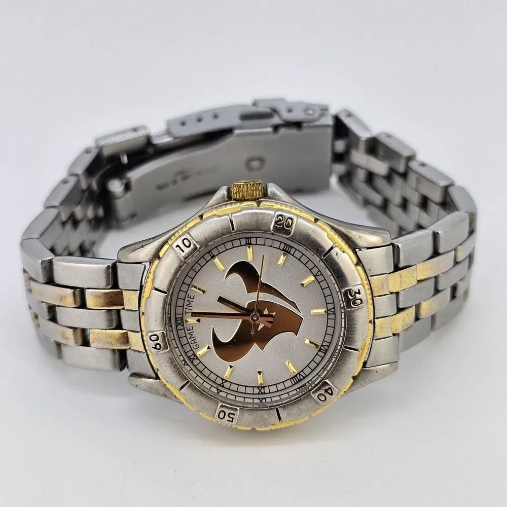 Houston‎ Texans Women's Watch 32MM Gray Dial Two Tone Bands 7.25